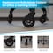 Flash Furniture Transparent Polyurethane Rollerblade Wheels, PK 5 BL-LB-C-800-GG - alternate 2